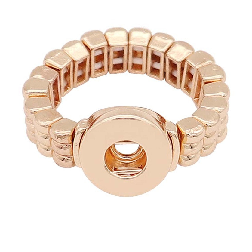 Gold Elastic Mini Ring - Gracie Roze