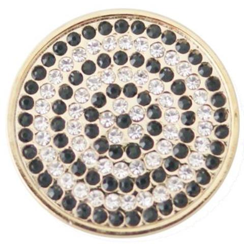 Gold - Target Crystals Black and White Coin - Gracie Roze