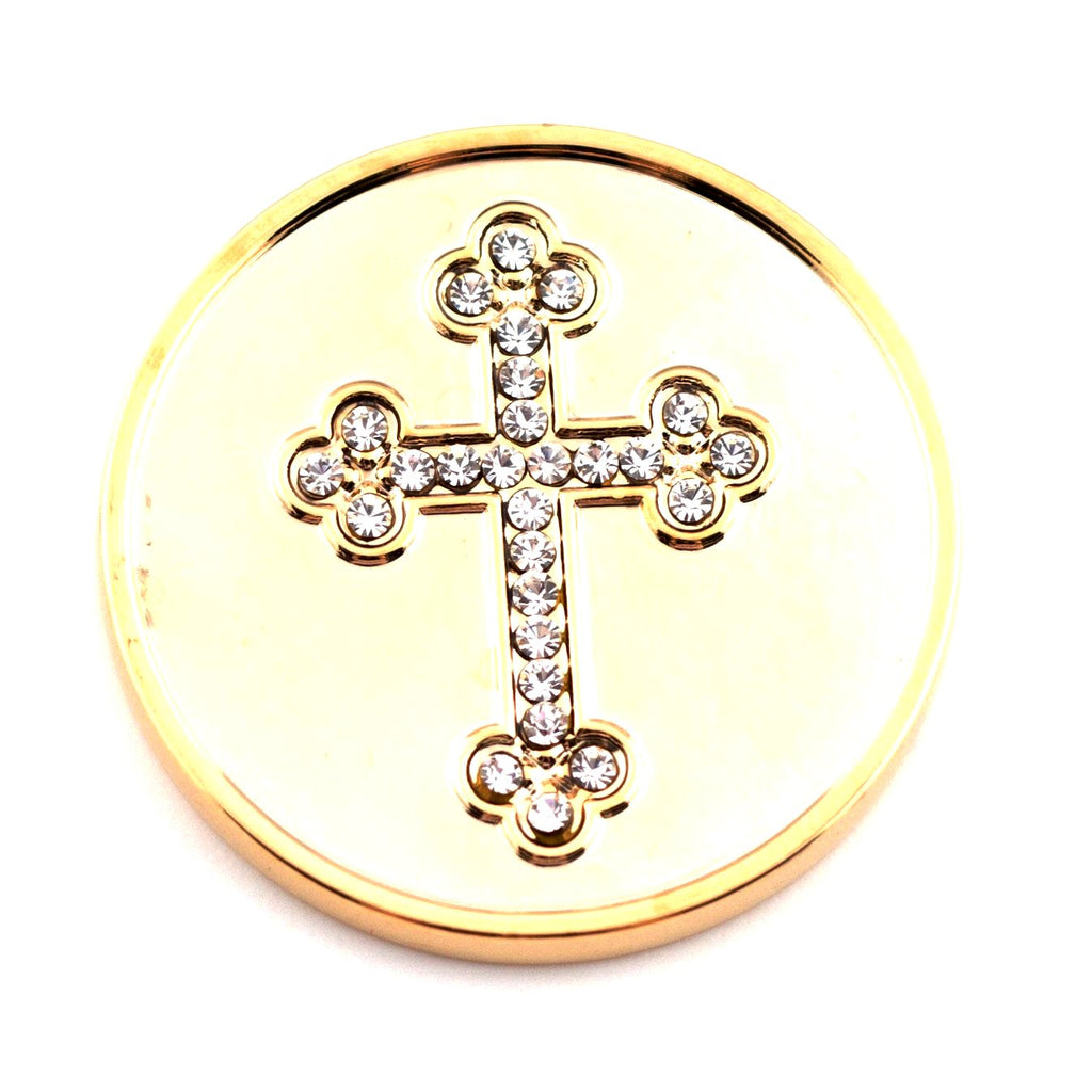 Gold Cross Coin - Gracie Roze