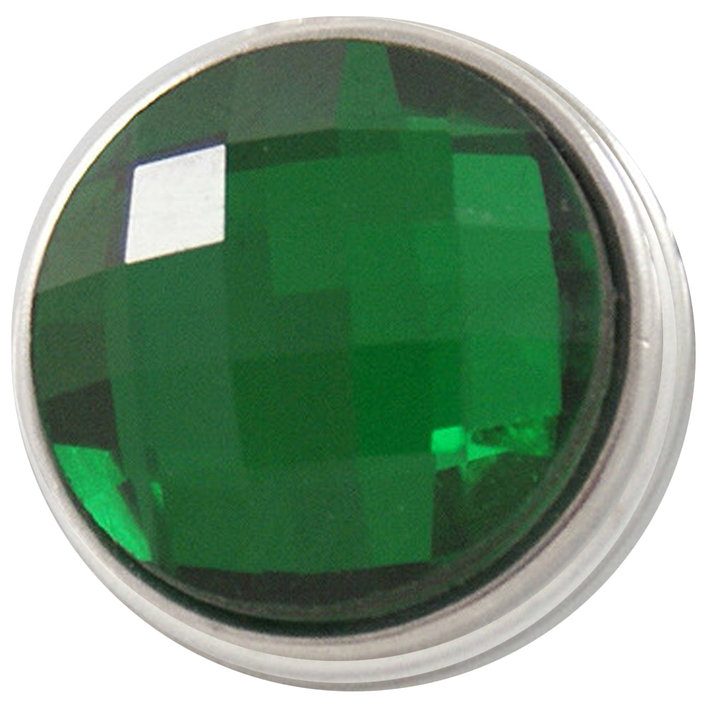 Facet Green Crystal Snap - Gracie Roze