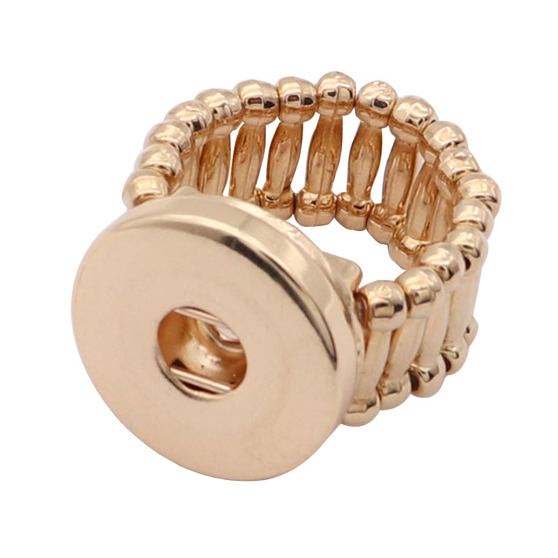 Gold Stretch Elastic Snap Ring - Gracie Roze