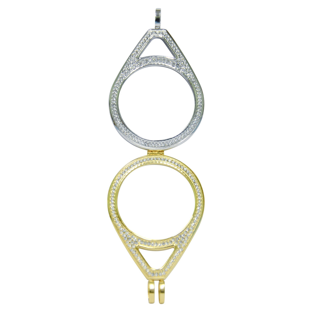 Gold and Silver Teardrop Holder - Gracie Roze