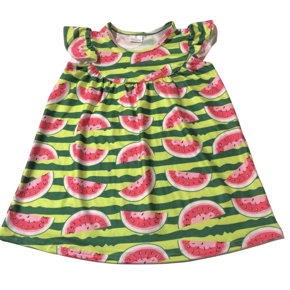 Girls Dress Watermelon - Gracie Roze