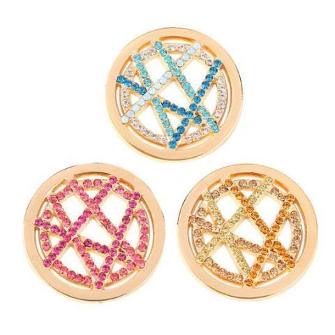 Gold Crossover Coin - Gracie Roze