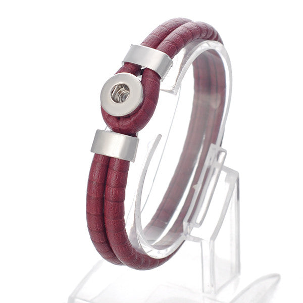 One Snap Garnet Mini Bracelet - Gracie Roze