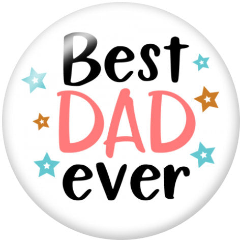 Best Dad Ever Glass Snap - Gracie Roze