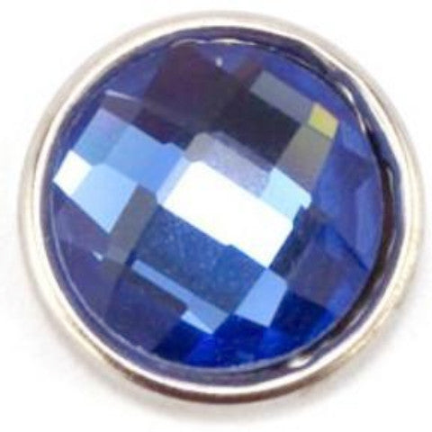 Blue Crystal Mini Snap - Gracie Roze