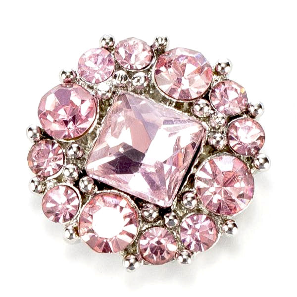 Pink Princess Crystal Snap - Gracie Roze