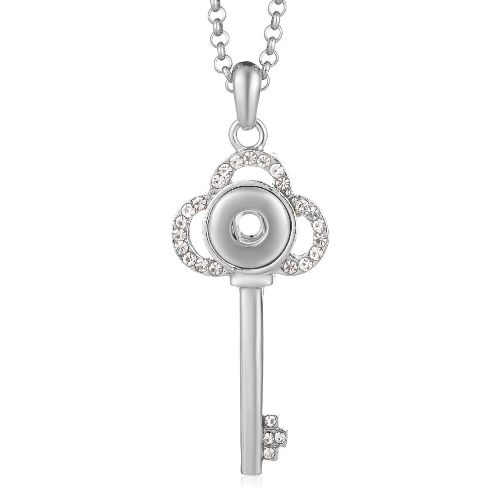 Crystal Key Mini Necklace - Gracie Roze