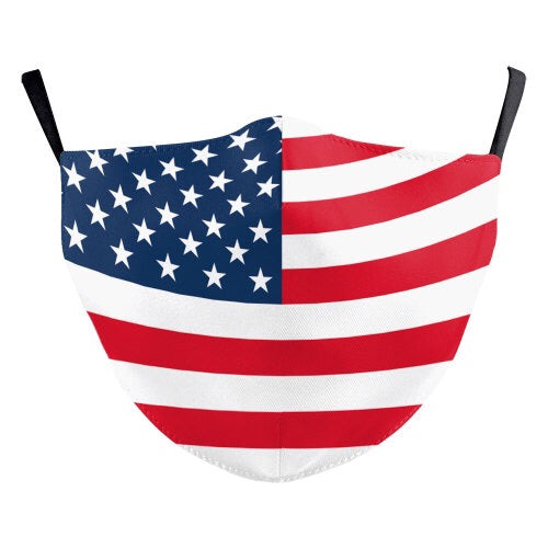 American Flag Adjustable Face Mask - Gracie Roze