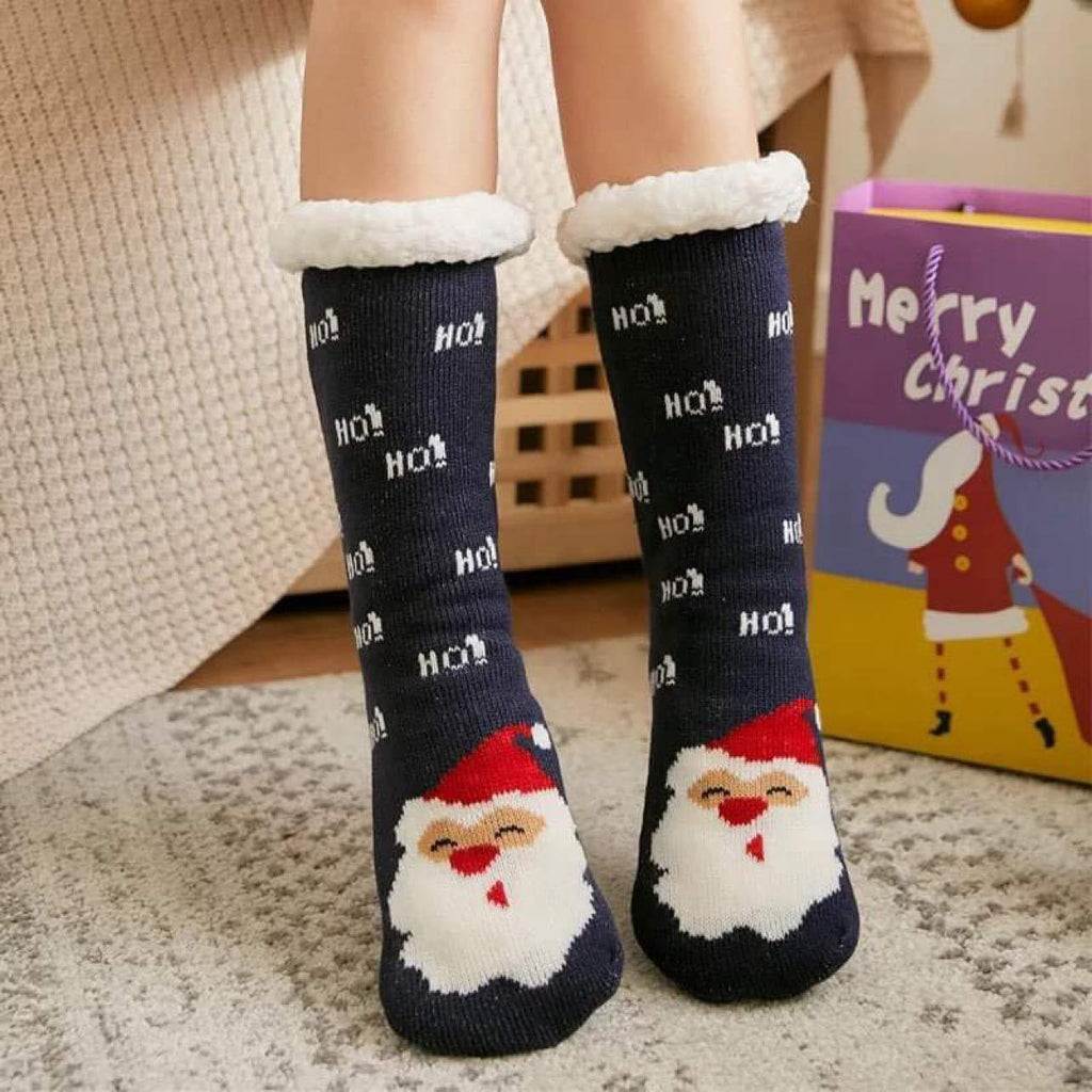 Santa Slipper Socks - Gracie Roze
