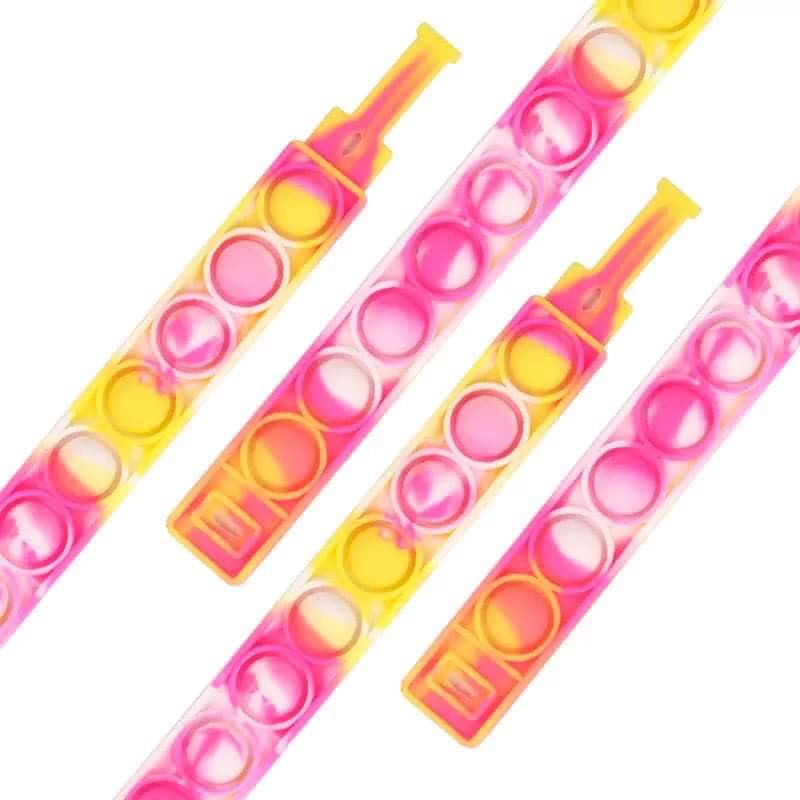 Pop It Fidget Toy Bracelet Sunset Tie Dye - Gracie Roze
