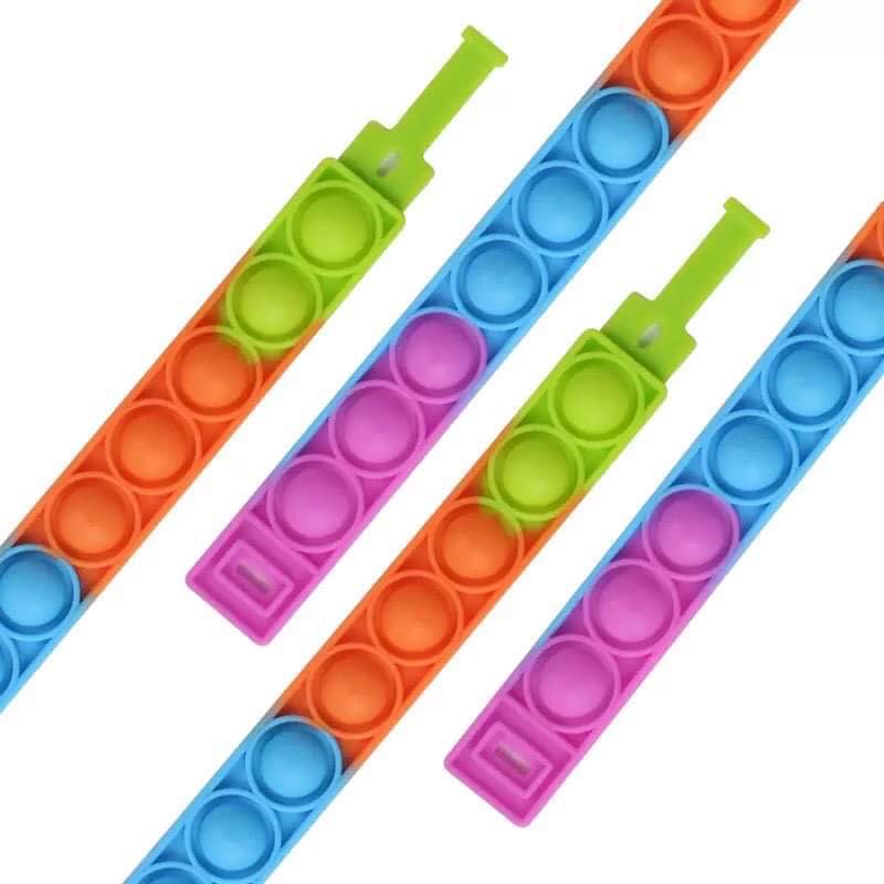 Pop It Fidget Toy Bracelet Rainbow - Gracie Roze
