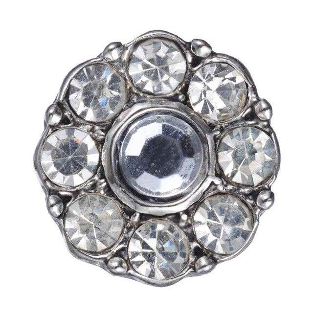Clear Crystal Surround Mini Snap - Gracie Roze