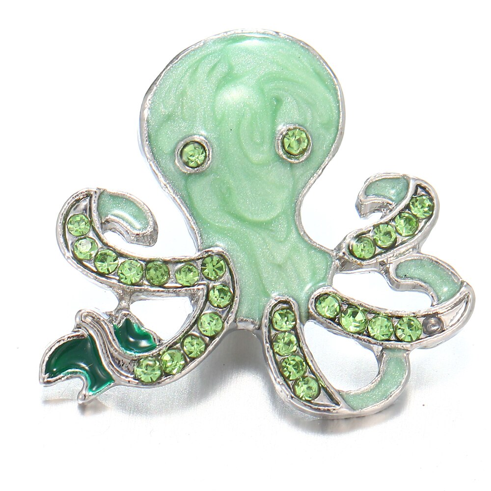 Octopus Green Snap - Gracie Roze