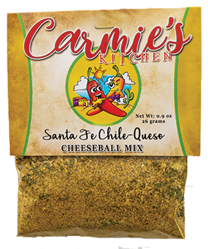 Santa Fe Chile Queso Appetizer Cheeseball - Gracie Roze