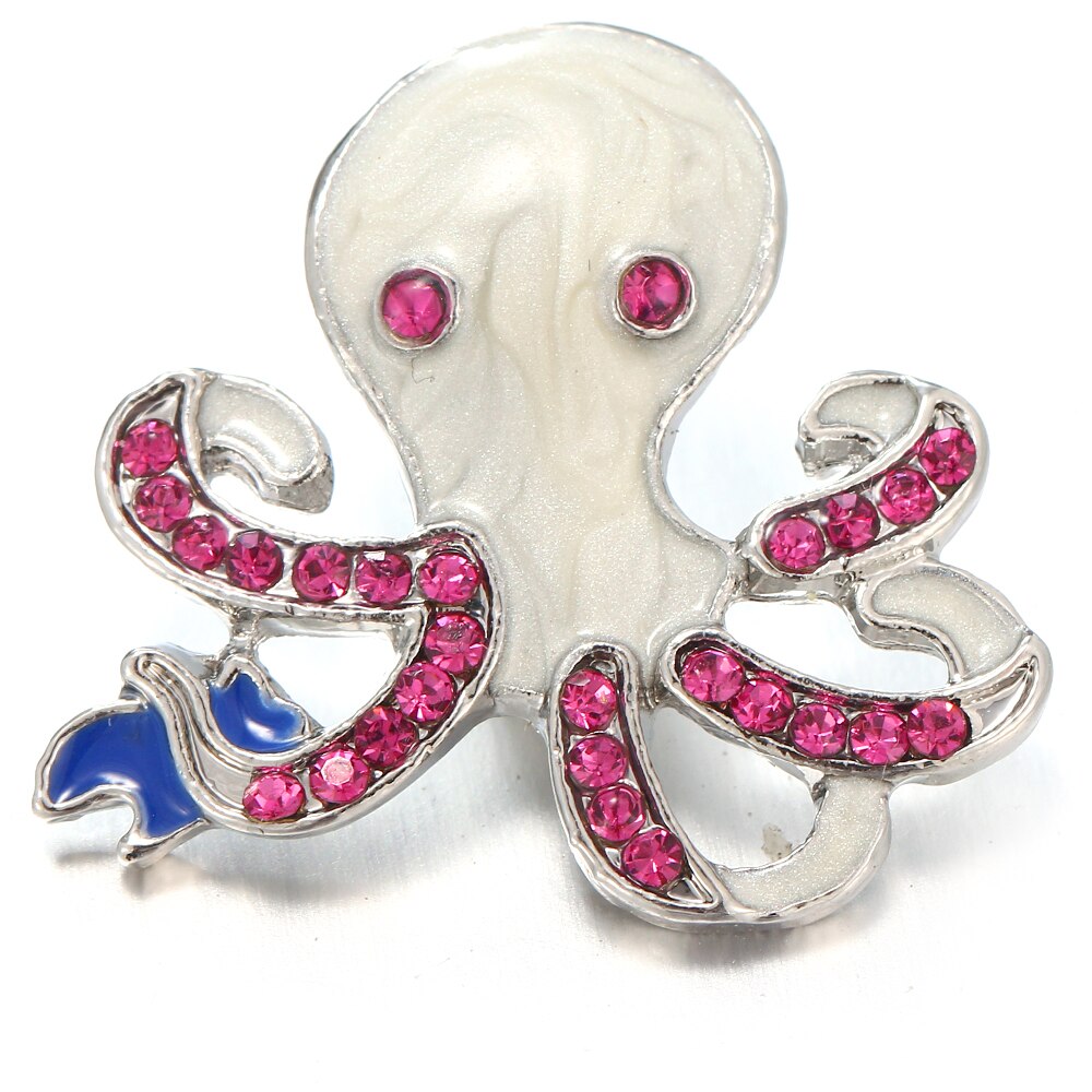 Octopus White Snap - Gracie Roze