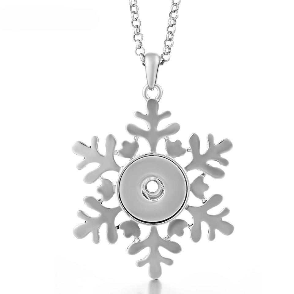 Snowflake Snap Necklace - Gracie Roze