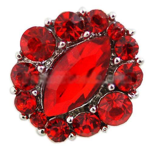 Red Crystal Eye Snap - Gracie Roze