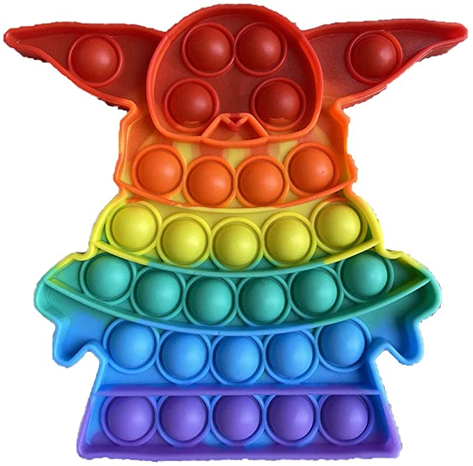 Pop It Fidget Toy Rainbow Alien - Gracie Roze