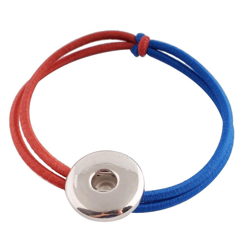 Red and Blue Snap Hair Tie - Gracie Roze