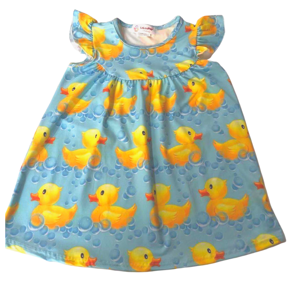 Ducky Girls Dress - Gracie Roze