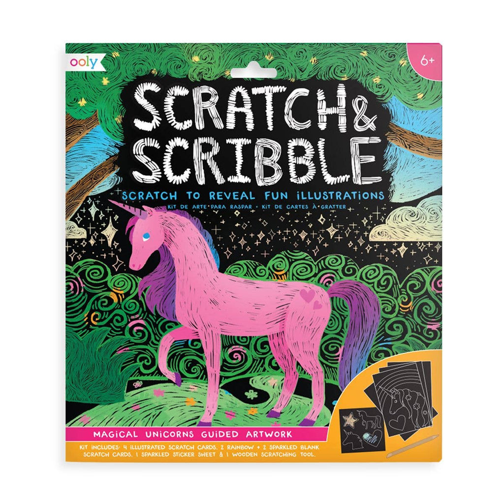 Magical Unicorns Scratch & Scribble - Gracie Roze