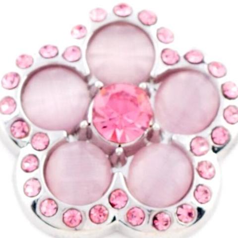 Groovy Light Pink Flower Snap - Gracie Roze
