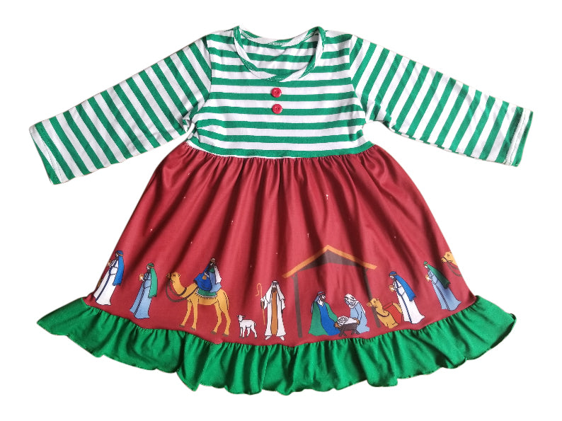 Girls Dress Nativity - Gracie Roze