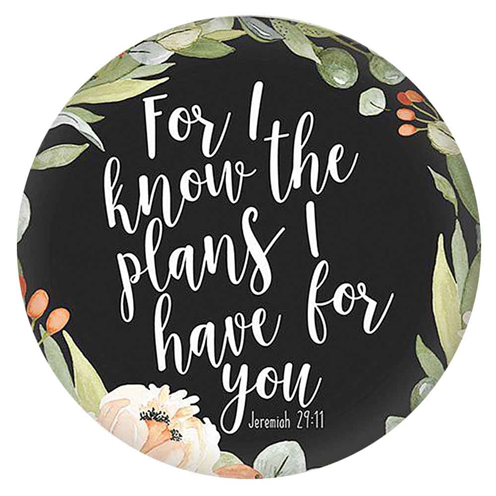 For I Know The Plans Glass Snap - Gracie Roze