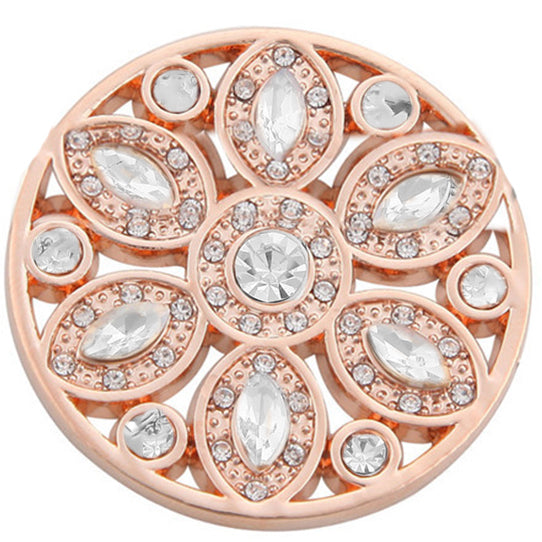 Rose Gold - Winter Flower Coin - Gracie Roze