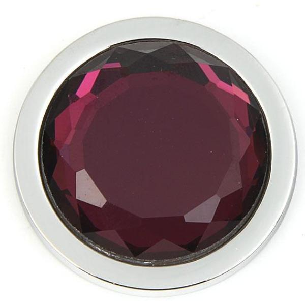 Purple Faceted Coin - Gracie Roze