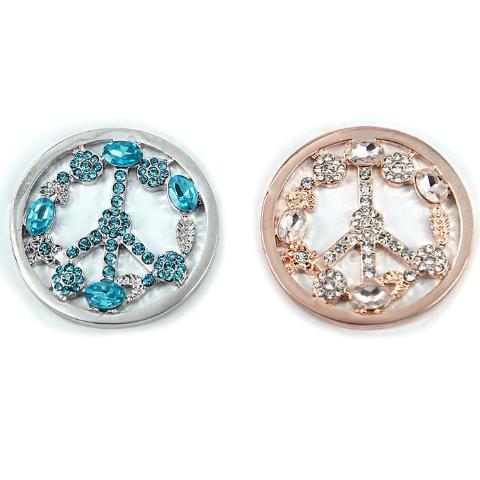 Blue or Rose Peace Coin - Gracie Roze