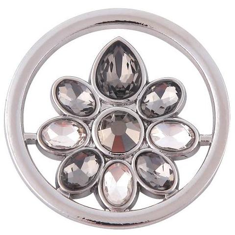 Silver Grey Lotus Coin - Gracie Roze
