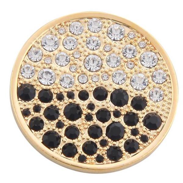 Gold Black and White Wave Coin - Gracie Roze