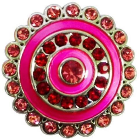 Pink and Red Wheel Snap - Gracie Roze
