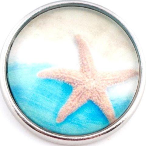 Starfish Glass Snap - Gracie Roze