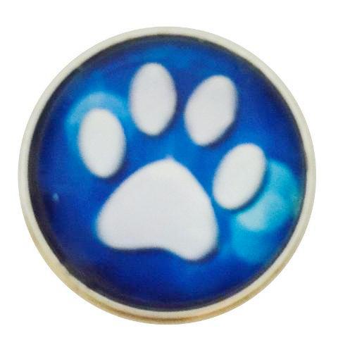Blue and White Paw Snap - Gracie Roze
