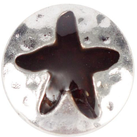 Brown Metal Starfish Snap - Gracie Roze