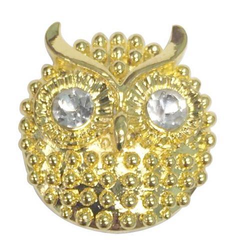 Bright Gold Owl  Snap - Gracie Roze