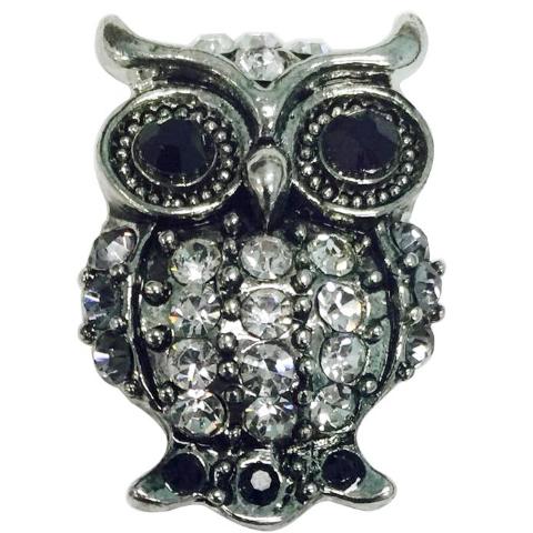 Dark Eye Crystal Owl Snap - Gracie Roze