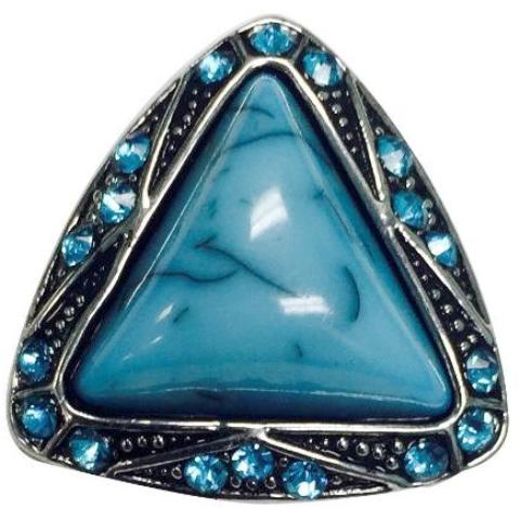 Turquoise Triangle  Snap - Gracie Roze