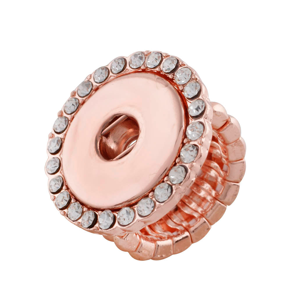 Rose Gold Ring with Crystals - Gracie Roze
