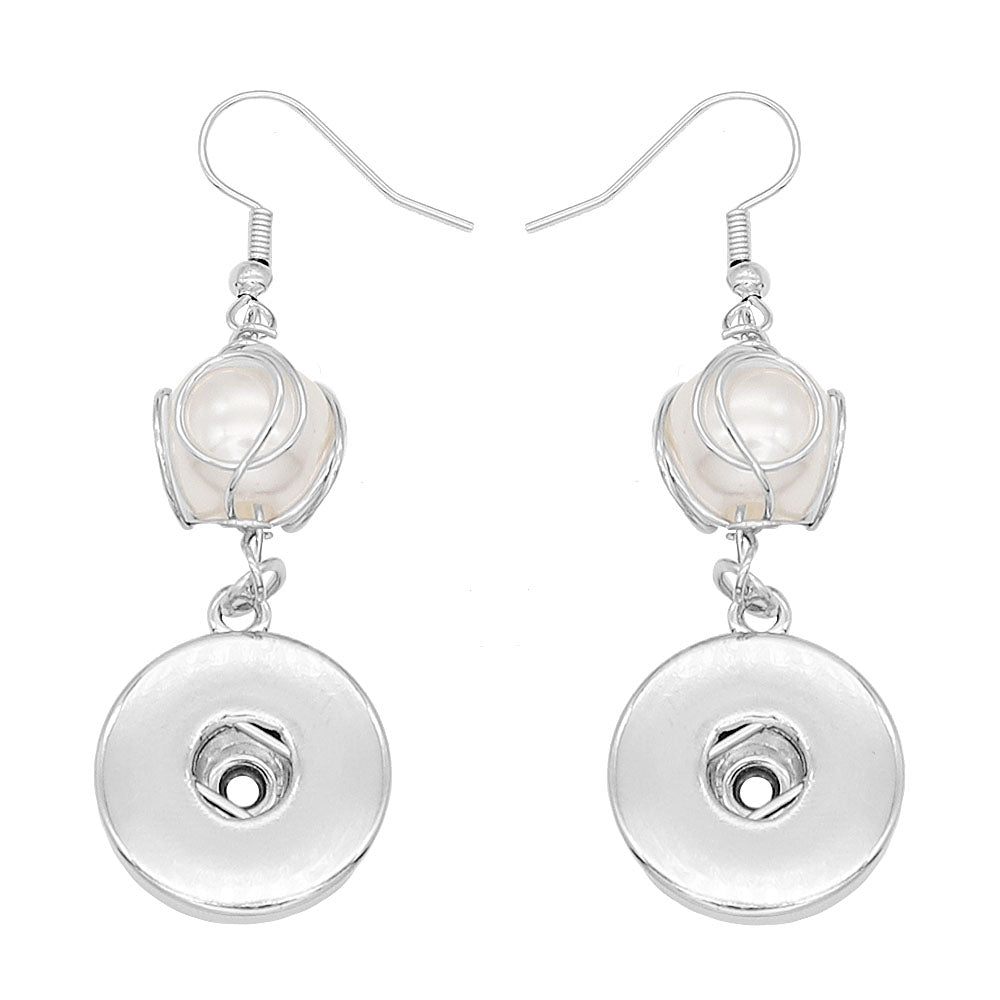 Delicate Pearl Hanging Earrings - Gracie Roze