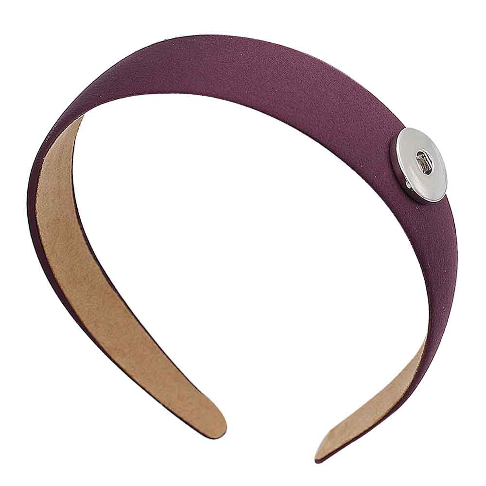 Purple Snap Headband - Gracie Roze