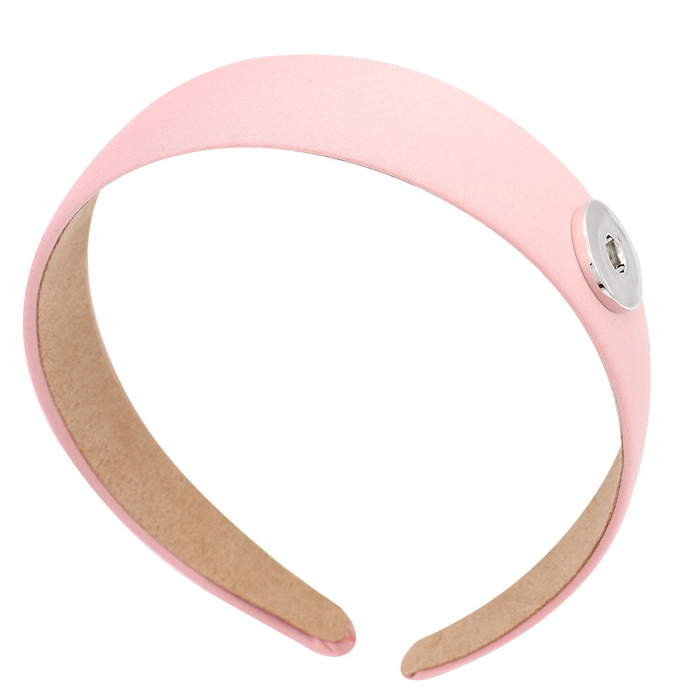 Pink Snap Headband - Gracie Roze