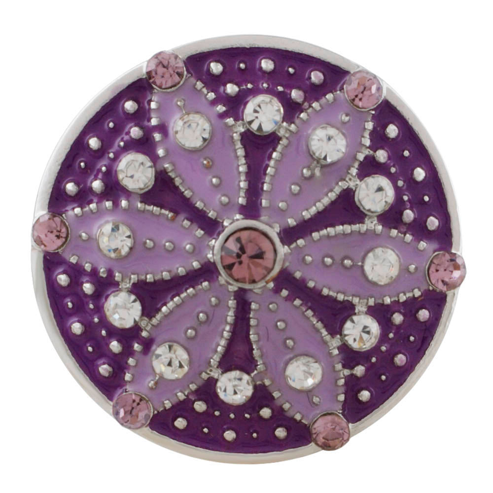 Painted Purple Petals Snap - Gracie Roze
