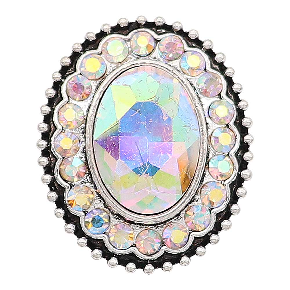 Elegant Iridescent Crystal Snap - Gracie Roze