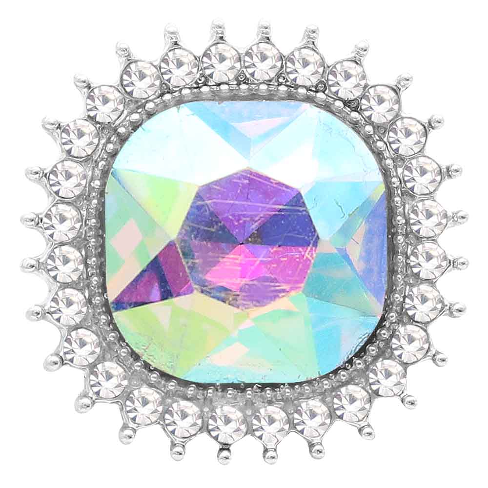 Emerald Crystal Iridescent Snap - Gracie Roze