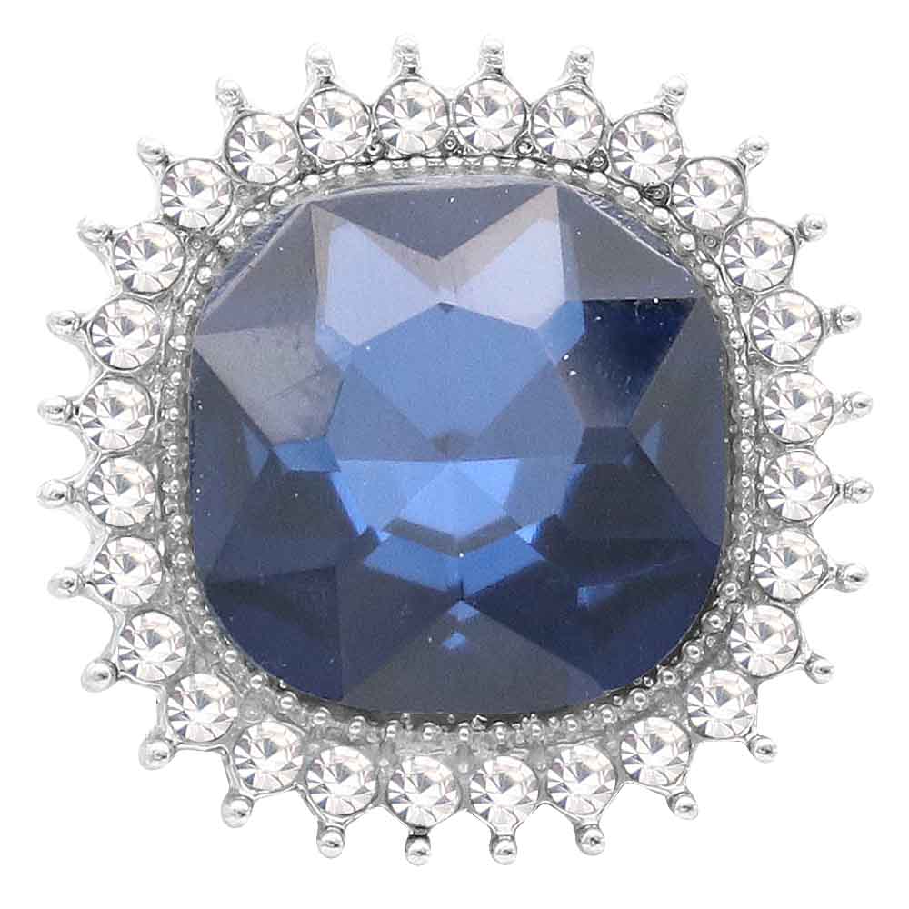 Emerald Crystal Royal Blue Snap - Gracie Roze